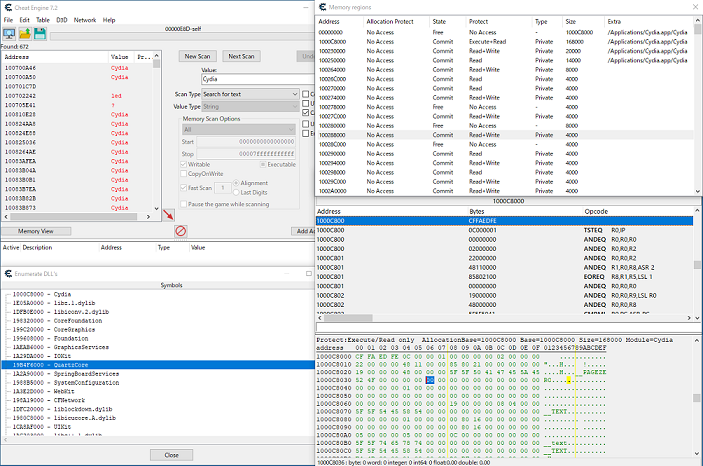 android ceserver arm64 attach will crash · Issue #2385 · cheat